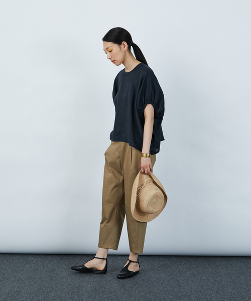 「LOISIR」 パンツ 38 キャメル レディース_画像2