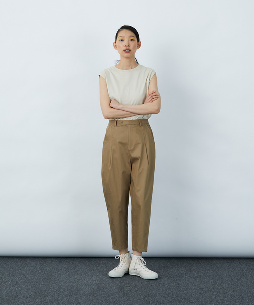 「LOISIR」 パンツ 38 キャメル レディース_画像4