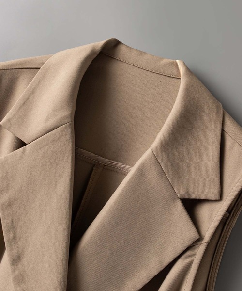 「SAISON DE PAPILLON」 ノースリーブワンピース S ブラック レディース_画像4