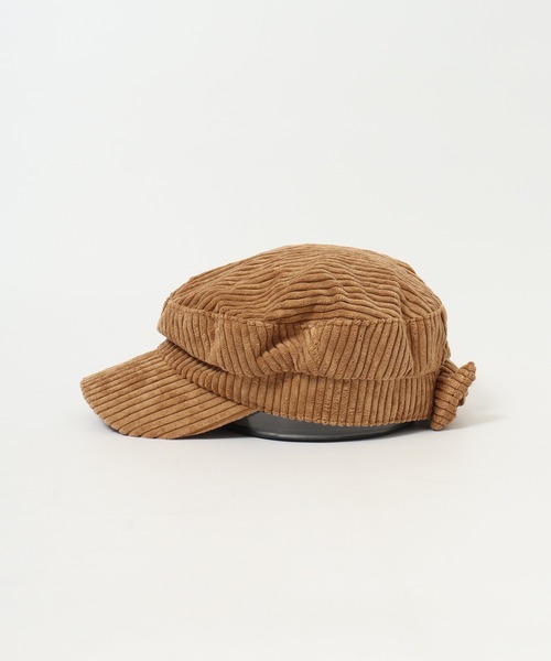 FUNALIVE（ファンアライブ） 帽子 キャスケット コーデュロイリボン