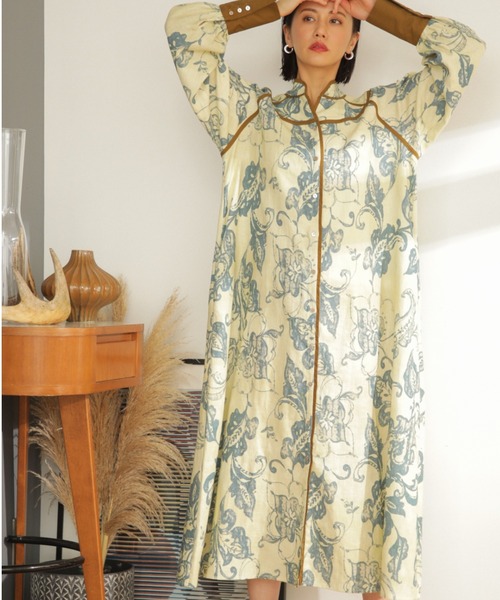 ROSE BUD（ローズバッド） 長袖ワンピース ONE SIZE ブラウン