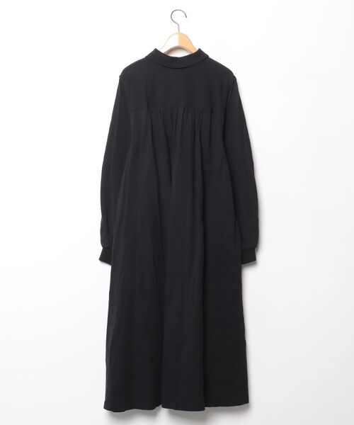 GYMPHLEX（ジムフレックス） ワンポイント長袖ワンピース 14 ブラック