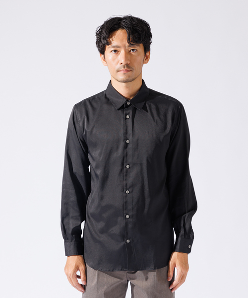 [ABAHOUSE GRAY] рубашка с длинным рукавом 48 белый мужской 