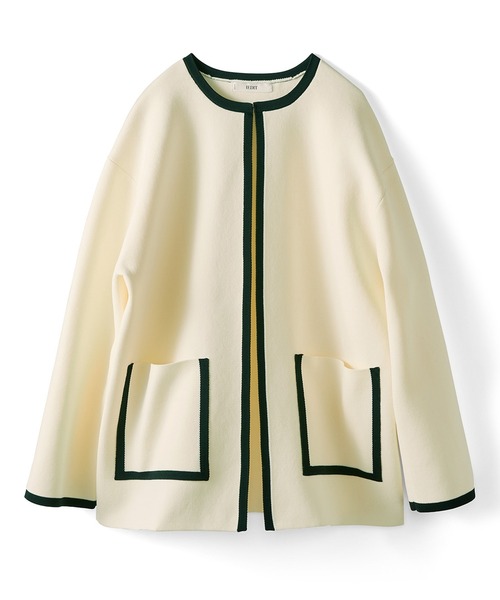 「IEDIT」 ジャケット MEDIUM オフホワイト レディース_画像2