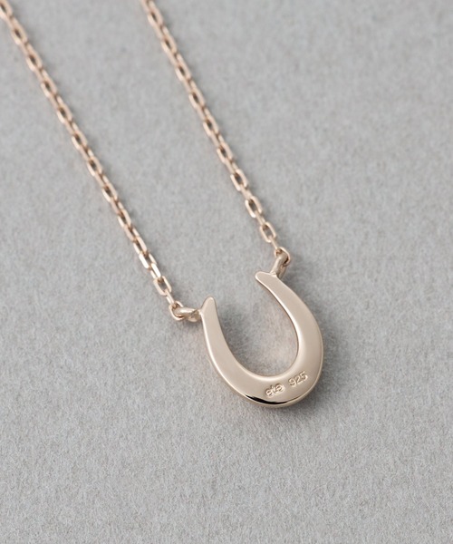 eteホースシューネックレス ete｜K18YG ホースシュー ダイヤモンド ネックレス | Rakuten Fashion