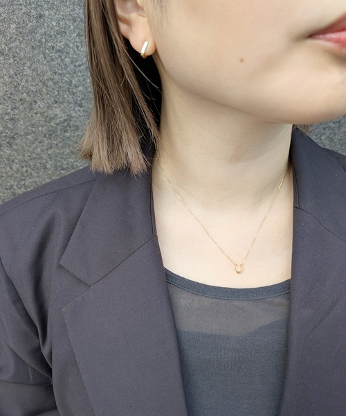 ete（エテ） ネックレス 「レイヤード」 ホースシュー ネックレス