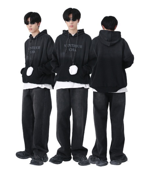 「Ressaca」 デニムパンツ M ブラック メンズ_画像5