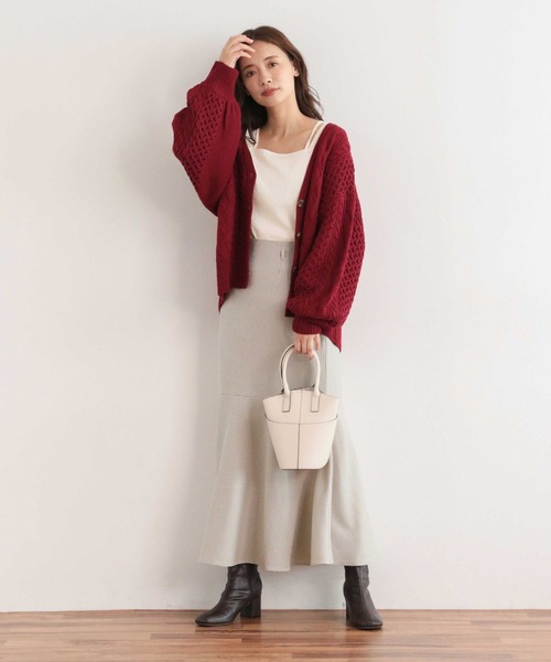 「mysty woman」 長袖カットソー FREE イエロー レディース_画像2