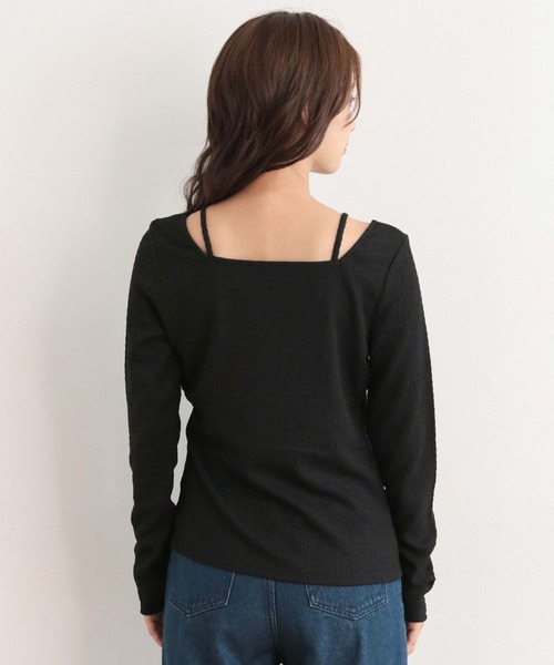 「mysty woman」 長袖カットソー FREE イエロー レディース_画像7