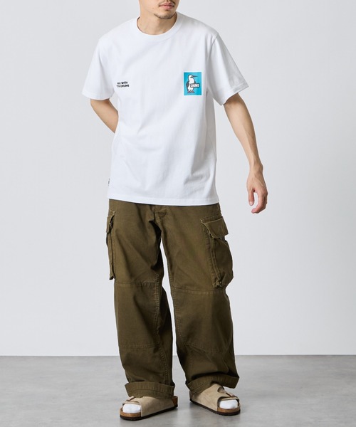 tシャツ 「WEB限定」「CHUMS/チャムス」 別注 ヒストリーロゴ バックプリント ショートスリーブTシャツ レディース メンズの画像