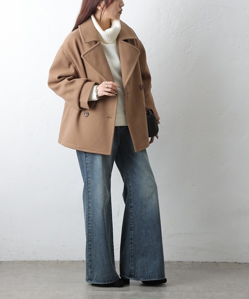 「COLONY 2139」 ピーコート SMALL グレー レディース_画像3