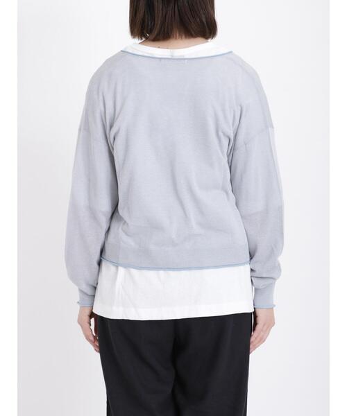 「sm2rhythm」 ニットカーディガン F サックスブルー レディース_画像7