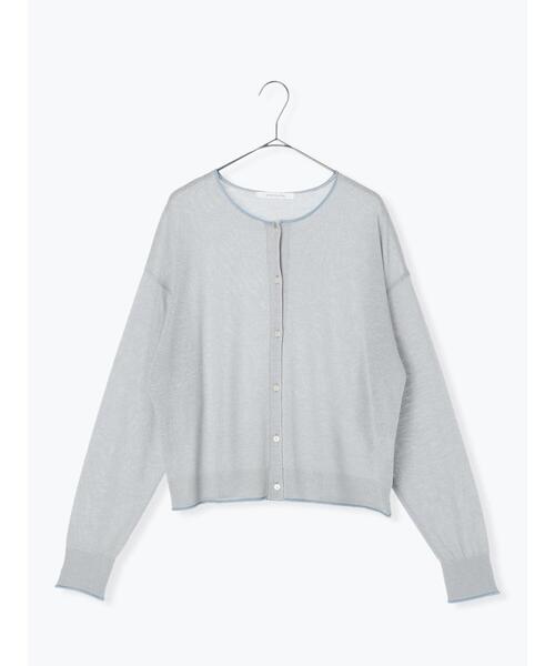 「sm2rhythm」 ニットカーディガン F サックスブルー レディース_画像8