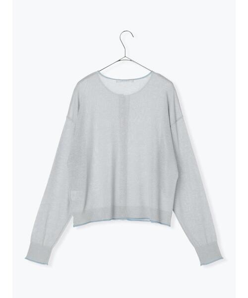 「sm2rhythm」 ニットカーディガン F サックスブルー レディース_画像9