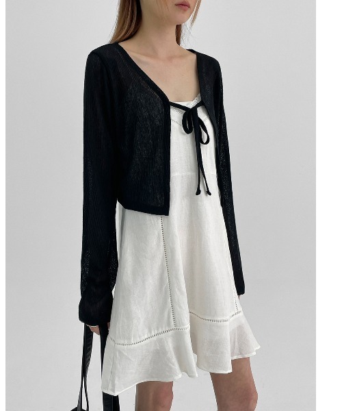 「BLACKUP」 カーディガン FREE アッシュグレー レディース_画像7