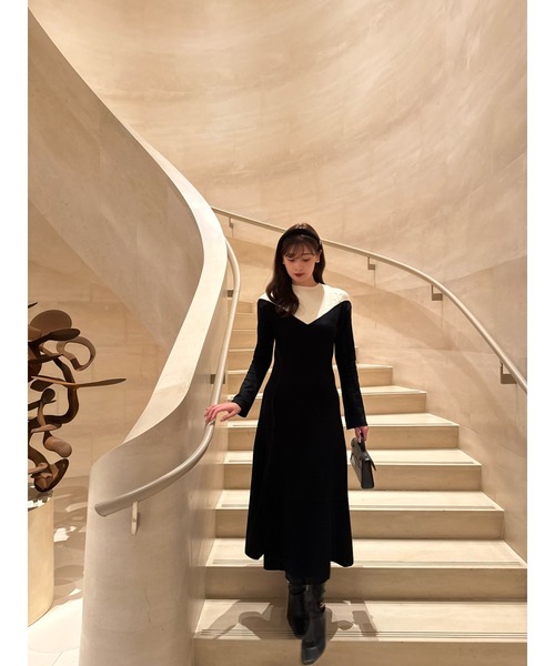 Her lip to 長袖ワンピース M ブラック レディース : ZOZOTOWN Yahoo