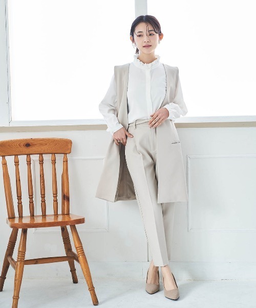 「mil」 パンツ - ライトベージュ レディース_画像3