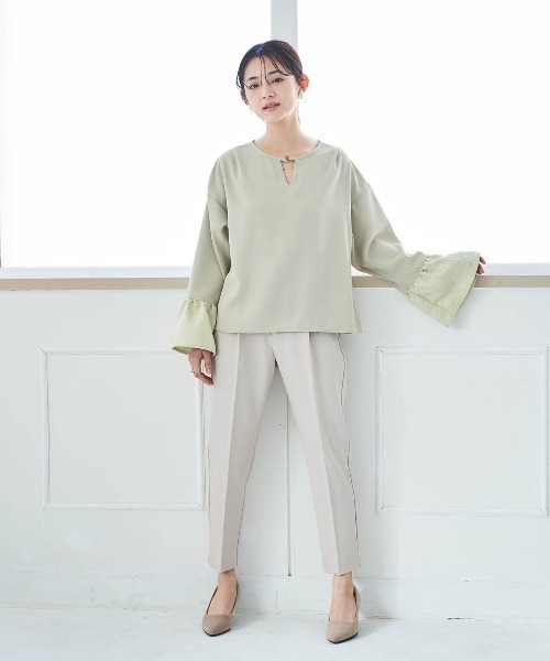 「mil」 パンツ - ライトベージュ レディース_画像5