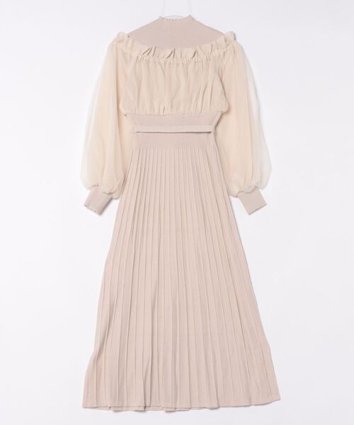 「MERCURYDUO」 ニットワンピース SMALL ブラック レディース_画像2