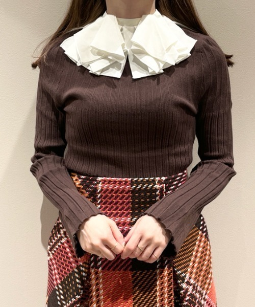 「SNIDEL」 長袖ニット ONE SIZE ブラック レディース_画像2