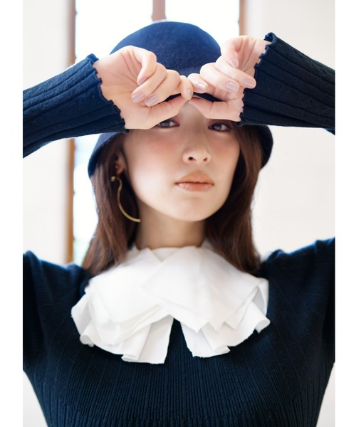 「SNIDEL」 長袖ニット ONE SIZE ブラック レディース_画像6