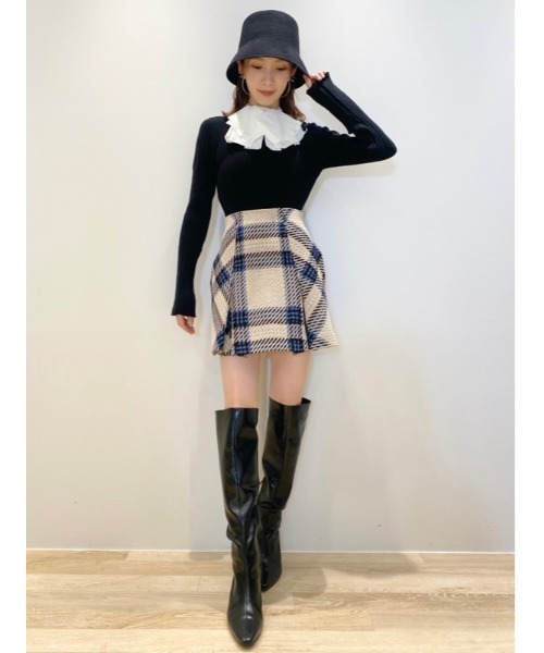 「SNIDEL」 長袖ニット ONE SIZE ブラック レディース_画像8