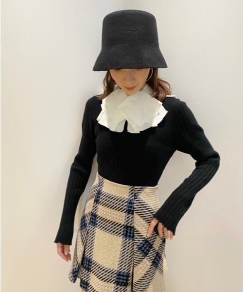 「SNIDEL」 長袖ニット ONE SIZE ブラック レディース_画像9