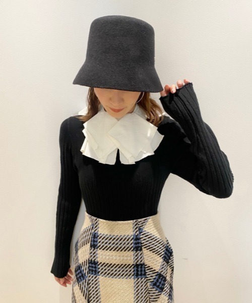 「SNIDEL」 長袖ニット ONE SIZE ブラック レディース_画像10