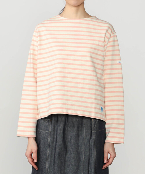 ORCIVAL(オーシバル) レディース トップス Tシャツ・カットソー ORCIVAL（オーシバル） tシャツ | コットンロード クルーネック ワイド