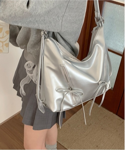 「gossip！ロサンゼルス」 2WAYバッグ FREE シルバー レディース_画像2