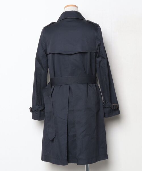 「Simplicite」 トレンチコート 36 ネイビー レディース_画像2
