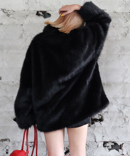 「Mili affinity」 ブルゾン FREE ブラック レディース_画像3