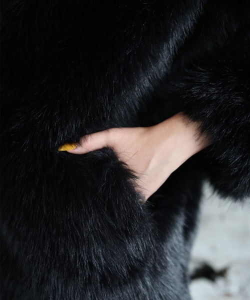 「Mili affinity」 ブルゾン FREE ブラック レディース_画像5