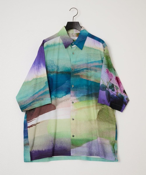 シャツ 「UJOH HOMME/ウジョー」Regular Collar Half Sleeve Shirt メンズの画像