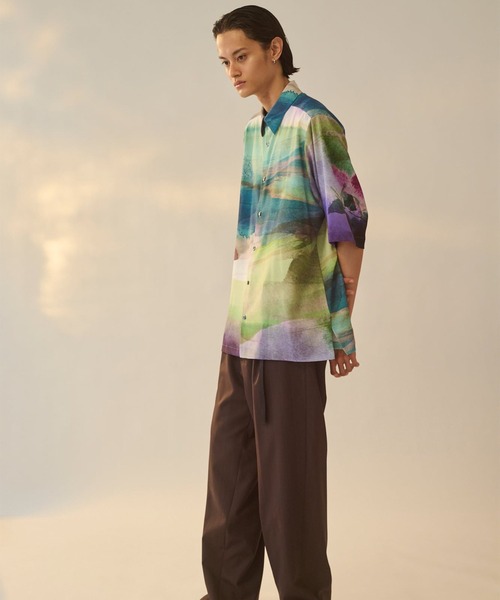 シャツ 「UJOH HOMME/ウジョー」Regular Collar Half Sleeve Shirt メンズの画像