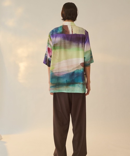 シャツ 「UJOH HOMME/ウジョー」Regular Collar Half Sleeve Shirt メンズの画像