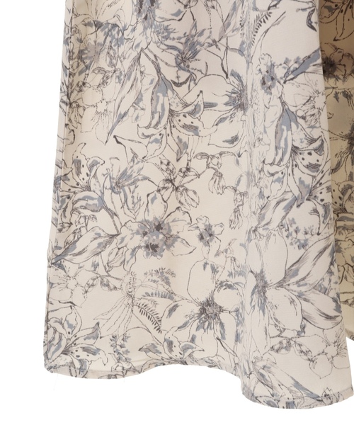 「SOFFITTO」 「MELROSE」半袖ワンピース FREE ベージュ レディース_画像5