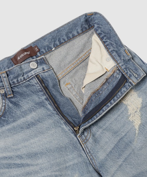 MASU（エムエーエスユー） ジーンズ MB BAGGY JEANS ANGEL DAMAGE