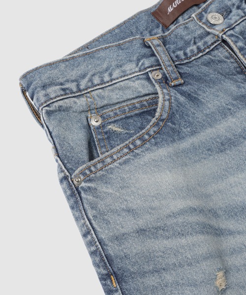 ジーンズ MB BAGGY JEANS ANGEL DAMAGE メンズの画像