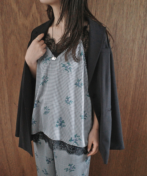 SLOBE IENA（スローブイエナ） キャミソール Margaux Dereume × SLOBE
