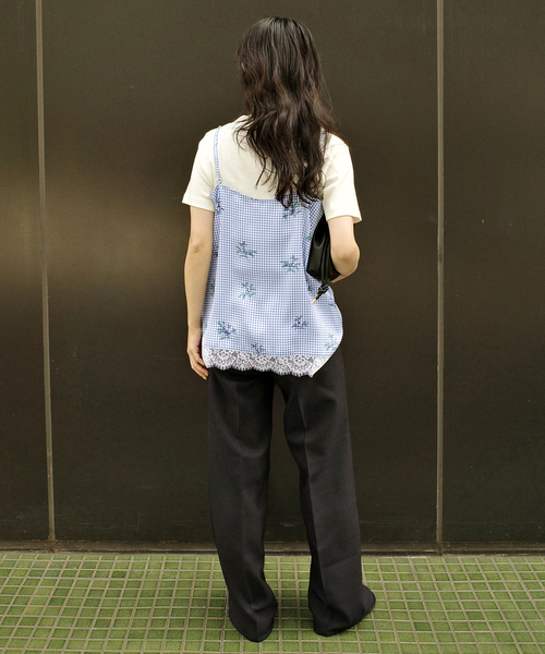 SLOBE IENA（スローブイエナ） キャミソール Margaux Dereume × SLOBE