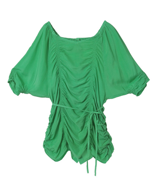 ブラウス シャツ 「CURRENTAGE/カレンテージ」Piece Dyeing Cupra Blouse レディースの画像