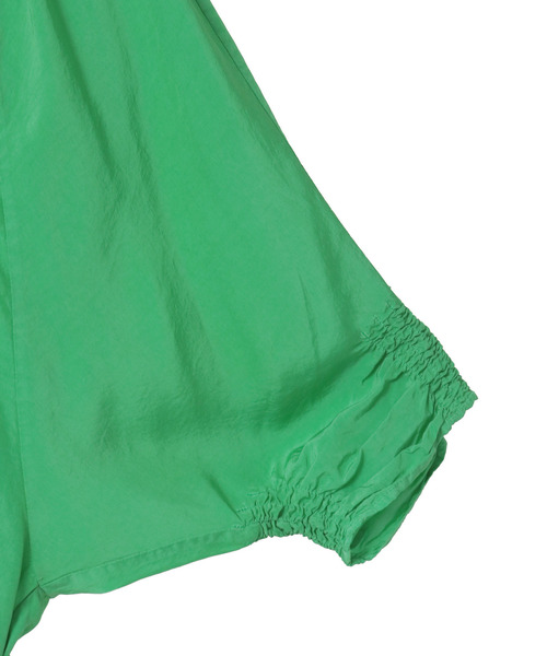 ブラウス シャツ 「CURRENTAGE/カレンテージ」Piece Dyeing Cupra Blouse レディースの画像