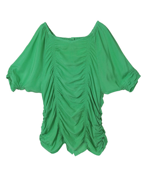 ブラウス シャツ 「CURRENTAGE/カレンテージ」Piece Dyeing Cupra Blouse レディースの画像