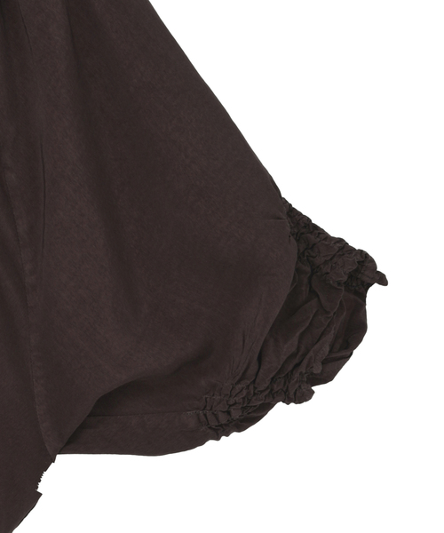ブラウス シャツ 「CURRENTAGE/カレンテージ」Piece Dyeing Cupra Blouse レディースの画像