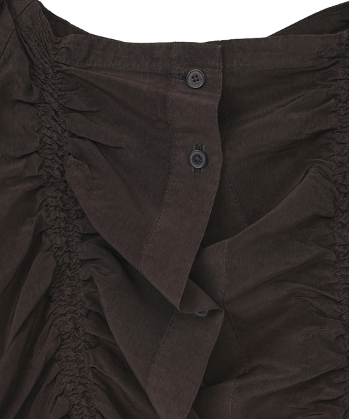 ブラウス シャツ 「CURRENTAGE/カレンテージ」Piece Dyeing Cupra Blouse レディースの画像