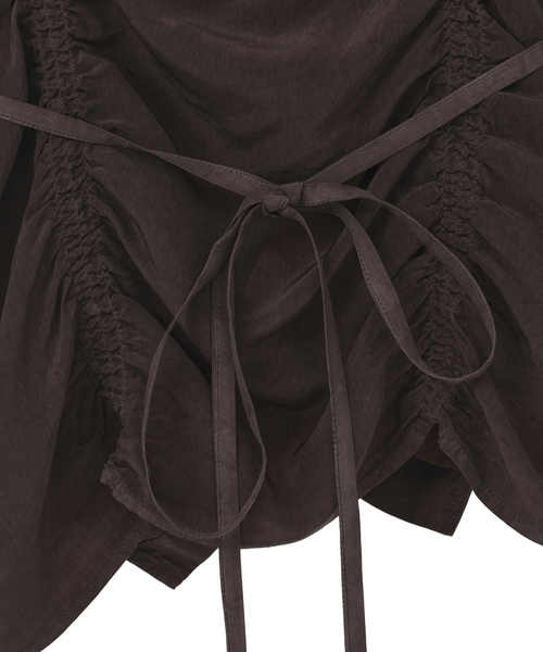 ブラウス シャツ 「CURRENTAGE/カレンテージ」Piece Dyeing Cupra Blouse レディースの画像