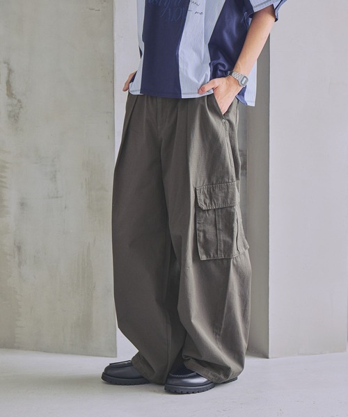 PBLIM ワイドパンツ カーゴパンツ 「UNISEX」アソートカーゴパンツ