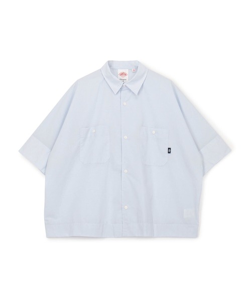 EBIです！！DANTON 半袖36サイズ 2枚セット Danton（ダントン） 半袖シャツ 36 サックスブルー レディース