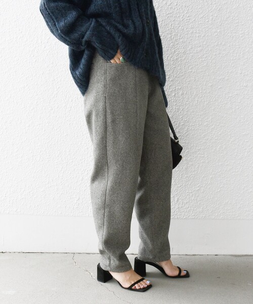 「SHIPS any」 パンツ 36 グレー レディースの画像